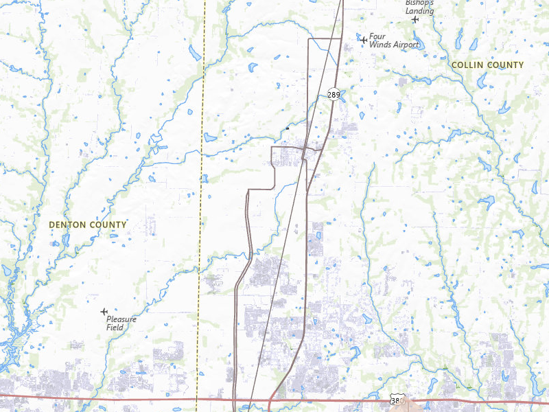 Radar-estimated hail-size map of the storm over Celina, TX on Mar 6, 2026