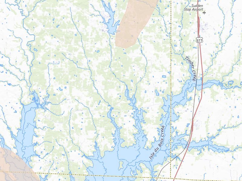 Radar-estimated hail-size map of the storm over Collinsville, TX on May 19, 2026