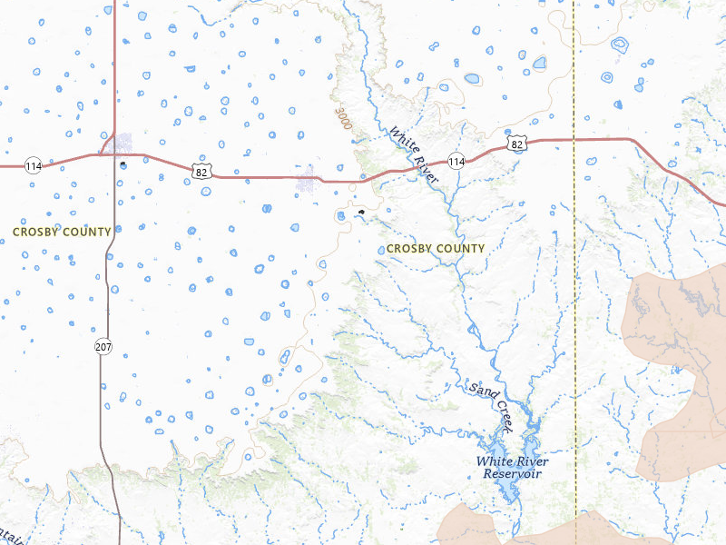 Radar-estimated hail-size map of the storm over Crosbyton, TX on May 15, 2026