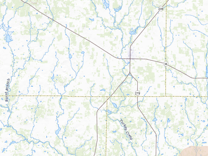 Radar-estimated hail-size map of the storm over Cross Plains, TX on May 19, 2026