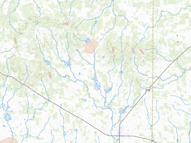 Radar-estimated hail-size map of the storm over Cross Plains, TX on May 25, 2026