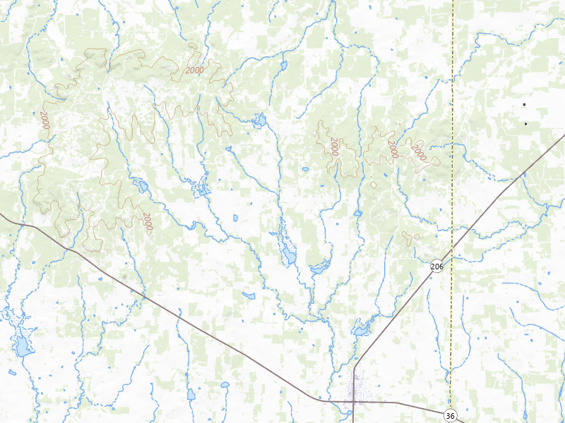 Radar-estimated hail-size map of the storm over Cross Plains, TX on Jun 18, 2026
