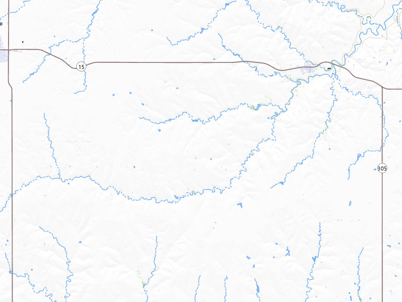 Radar-estimated hail-size map of the storm over Darrouzett, TX on Jun 26, 2026