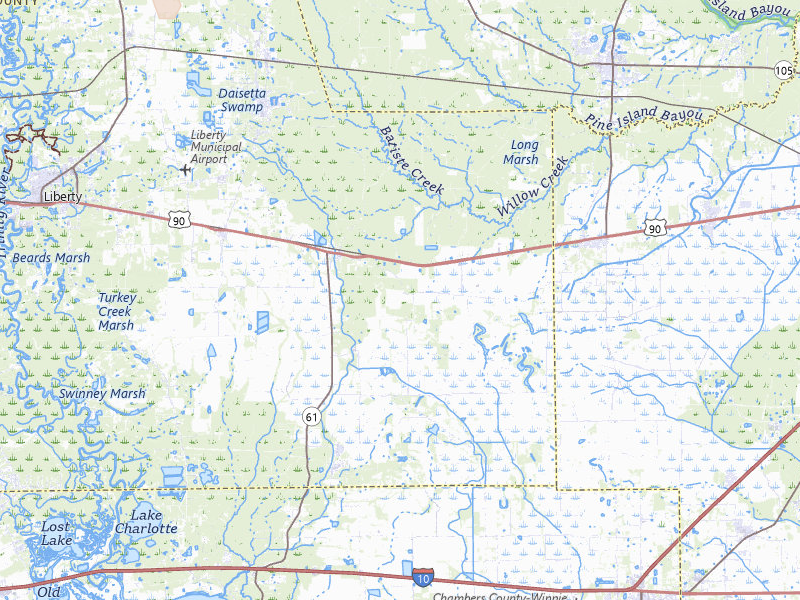 Radar-estimated hail-size map of the storm over Devers, TX on Jul 7, 2026