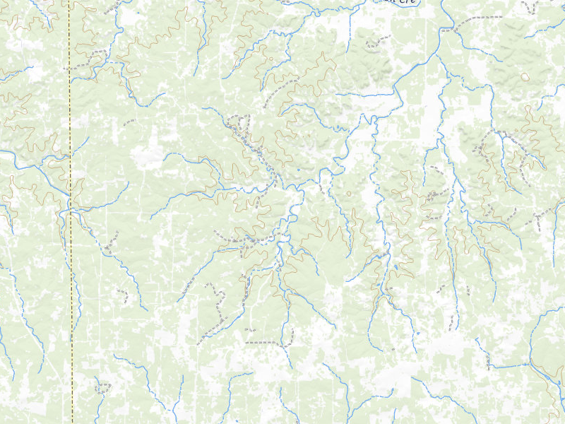 Radar-estimated hail-size map of the storm over Doss, TX on May 20, 2026