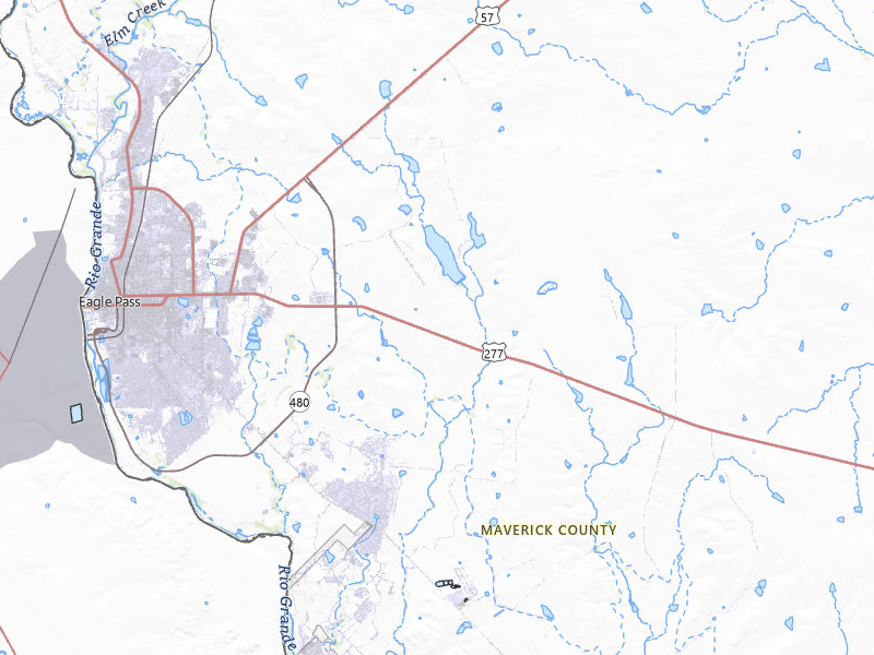 NEXRAD radar-signature map of the hail storm over Eagle Pass, TX on Jun 6, 2026