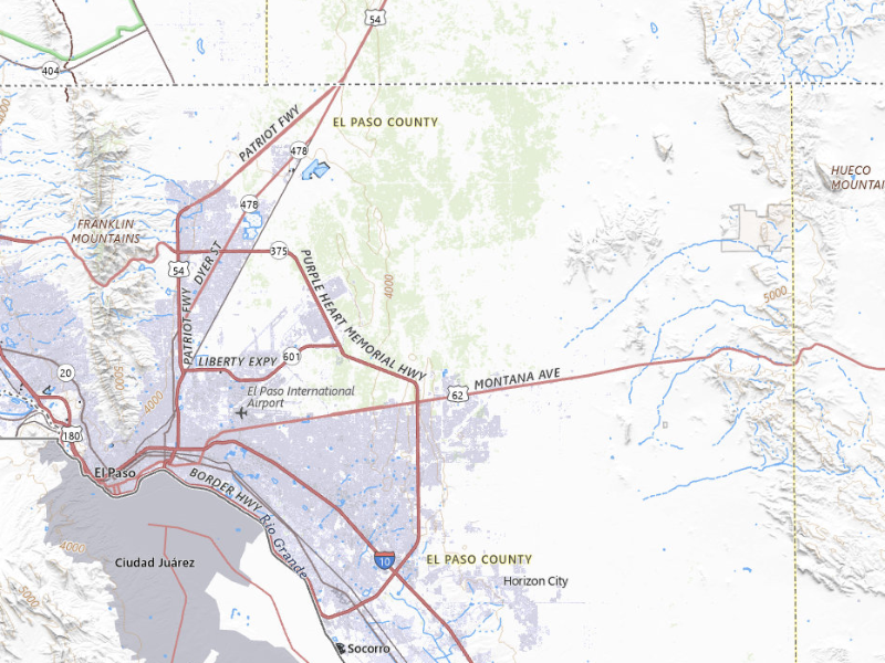 NEXRAD radar-signature map of the hail storm over El Paso, TX on Sep 16, 2026