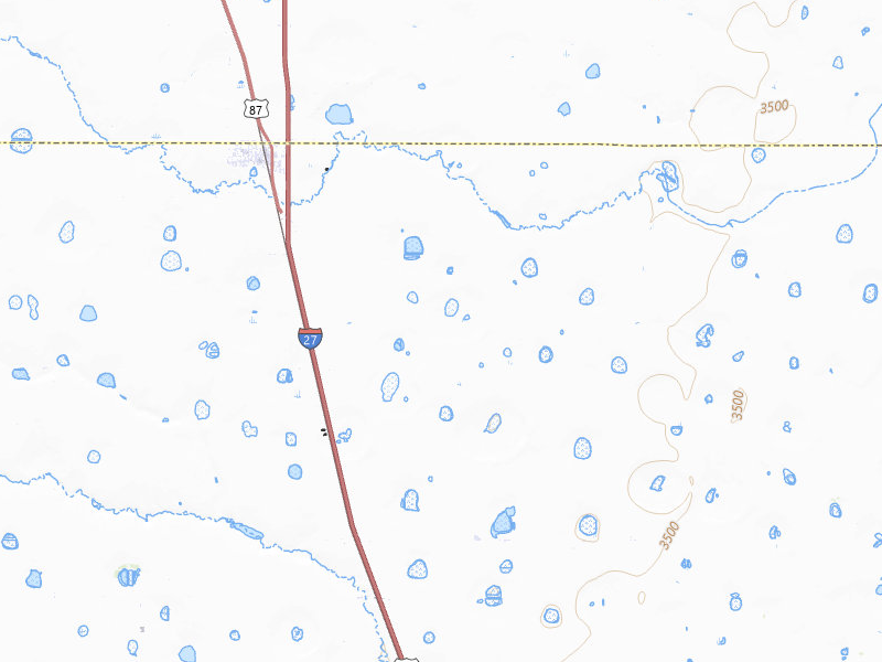 NEXRAD radar-signature map of the hail storm over Happy, TX on Jun 6, 2026