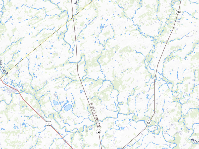 NEXRAD radar-signature map of the hail storm over Hobson, TX on May 1, 2026