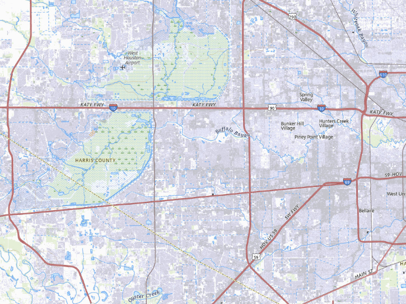 Radar-estimated hail-size map of the storm over Houston, TX on Apr 30, 2026