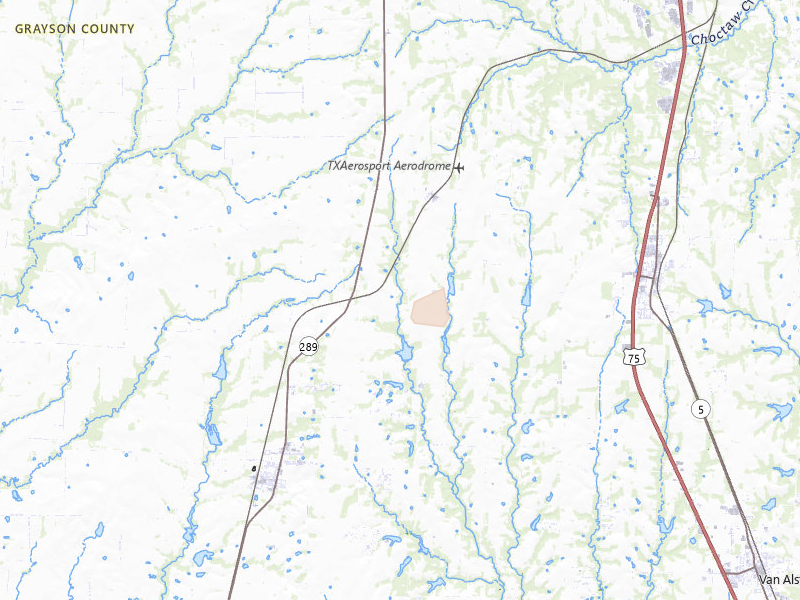 Radar-estimated hail-size map of the storm over Howe, TX on May 26, 2026