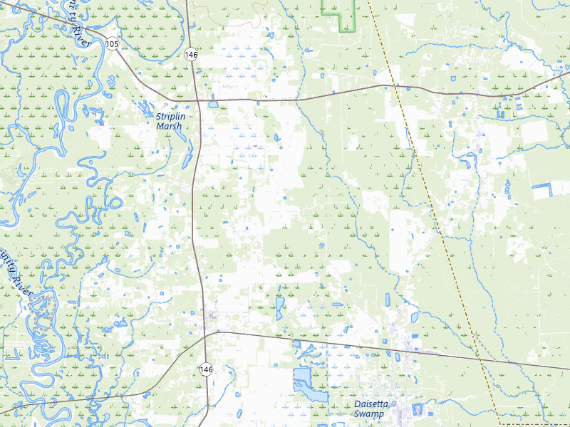 Radar-estimated hail-size map of the storm over Hull, TX on Jul 22, 2026