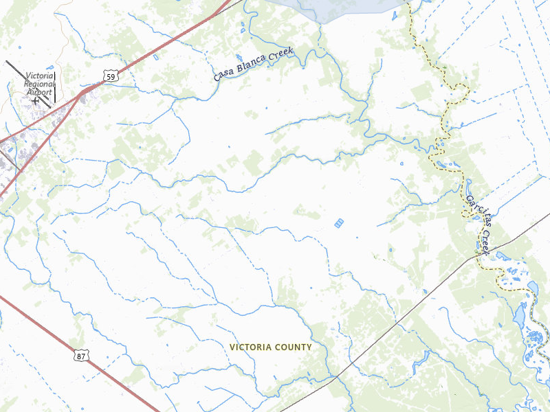 NEXRAD radar-signature map of the hail storm over Inez, TX on Jul 7, 2026