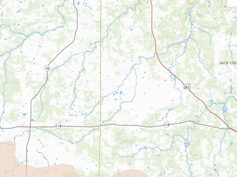 Radar-estimated hail-size map of the storm over Jermyn, TX on Jun 18, 2026