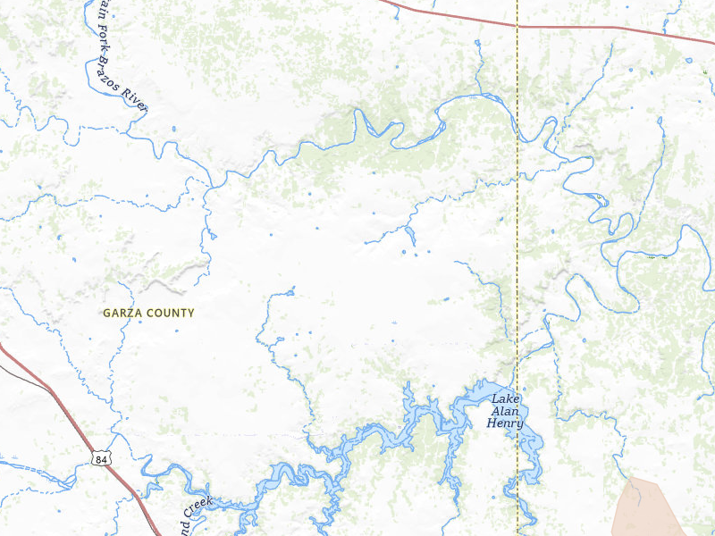 Radar-estimated hail-size map of the storm over Justiceburg, TX on Jul 5, 2026