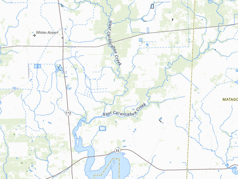 NEXRAD radar-signature map of the hail storm over La Ward, TX on Jul 8, 2026