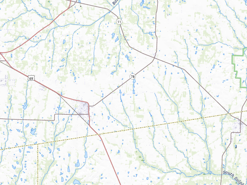 Radar-estimated hail-size map of the storm over Leonard, TX on May 8, 2026