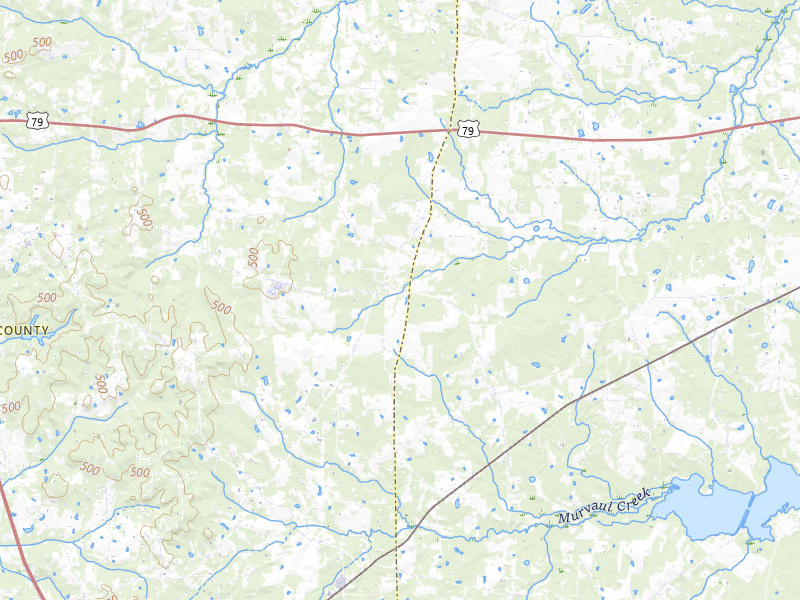Radar-estimated hail-size map of the storm over Long Branch, TX on Apr 29, 2026