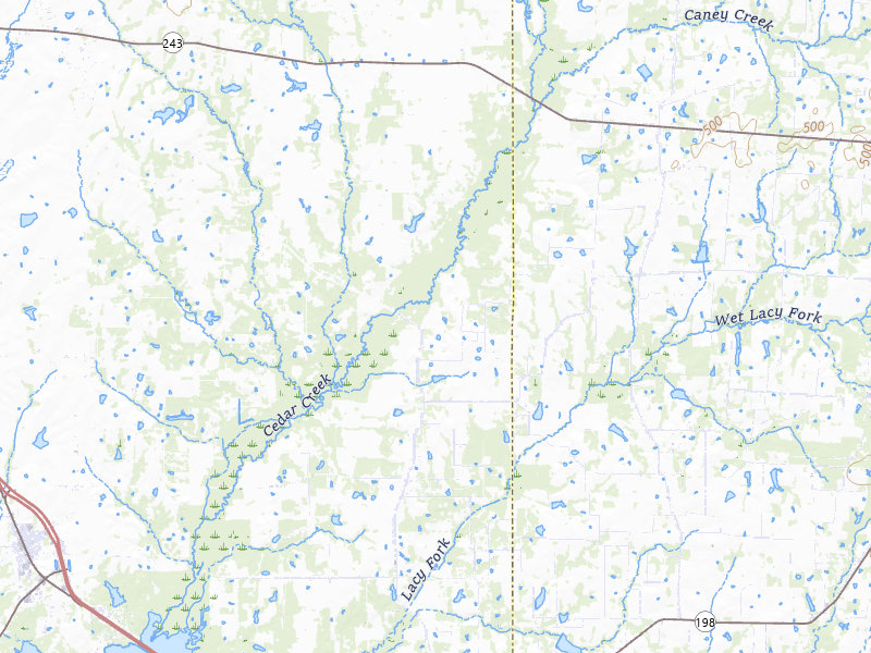 NEXRAD radar-signature map of the hail storm over Mabank, TX on Jul 7, 2026