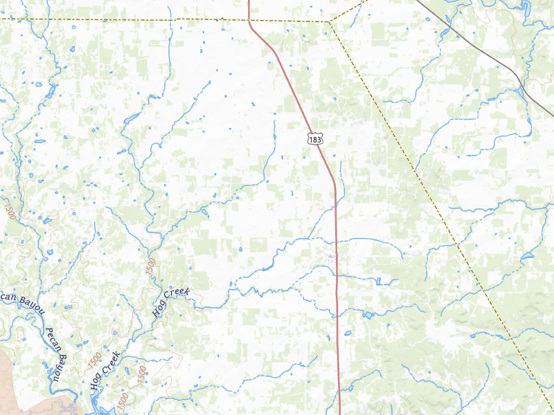 Radar-estimated hail-size map of the storm over May, TX on Jun 6, 2026