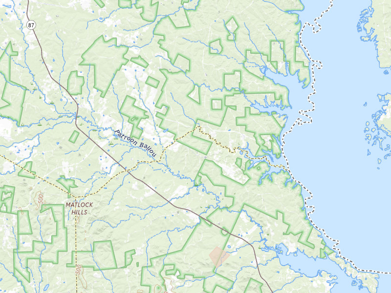 Radar-estimated hail-size map of the storm over Milam, TX on Apr 1, 2026