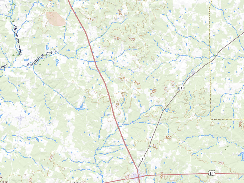 Radar-estimated hail-size map of the storm over Mount Enterprise, TX on Mar 15, 2026