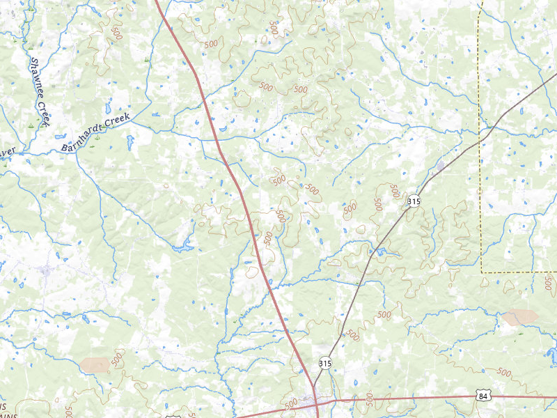 Radar-estimated hail-size map of the storm over Mount Enterprise, TX on Apr 29, 2026