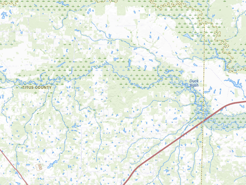 NEXRAD radar-signature map of the hail storm over Mount Pleasant, TX on Jul 6, 2026
