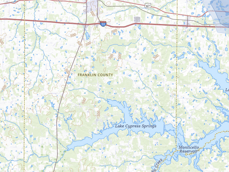 NEXRAD radar-signature map of the hail storm over Mount Vernon, TX on Jul 7, 2026