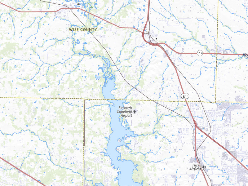 NEXRAD radar-signature map of the hail storm over Newark, TX on Apr 28, 2026