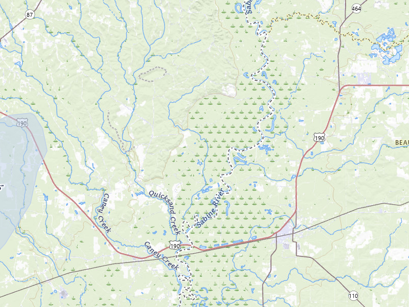 NEXRAD radar-signature map of the hail storm over Newton, TX on May 6, 2026