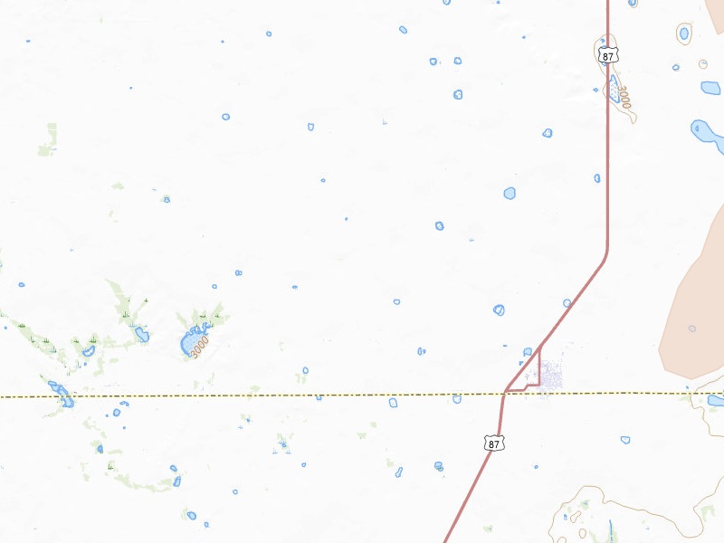 Radar-estimated hail-size map of the storm over Odonnell, TX on May 31, 2026
