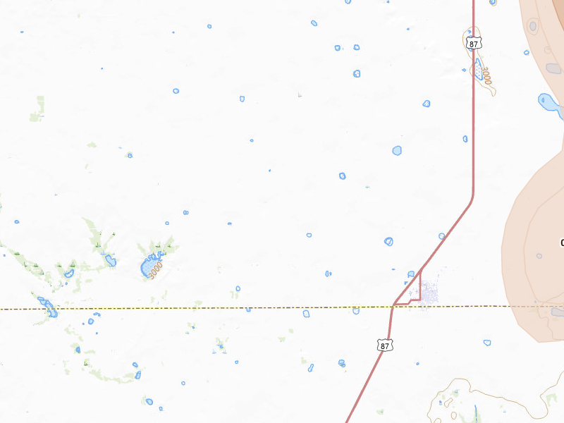 Radar-estimated hail-size map of the storm over Odonnell, TX on Jun 11, 2026