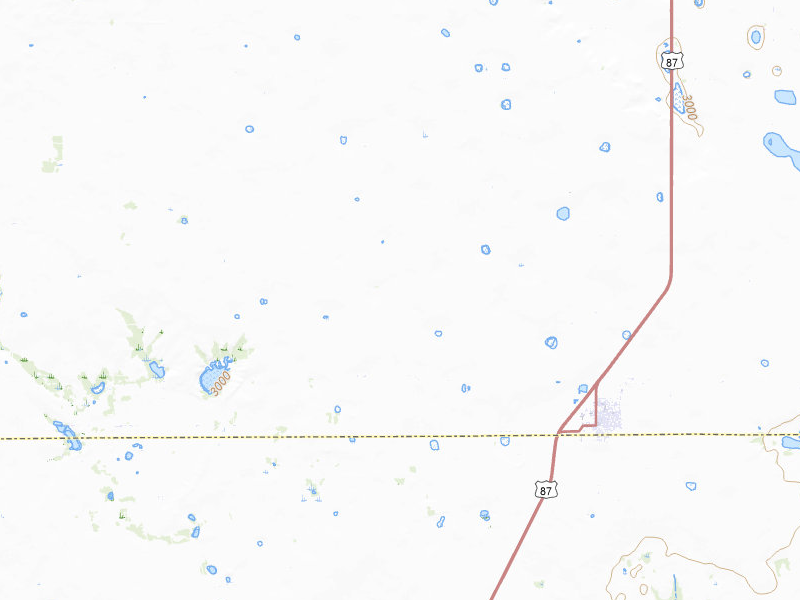 Radar-estimated hail-size map of the storm over Odonnell, TX on Jul 2, 2026