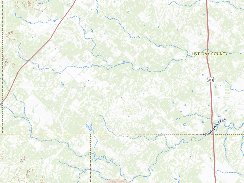 Radar-estimated hail-size map of the storm over Orange Grove, TX on May 26, 2026