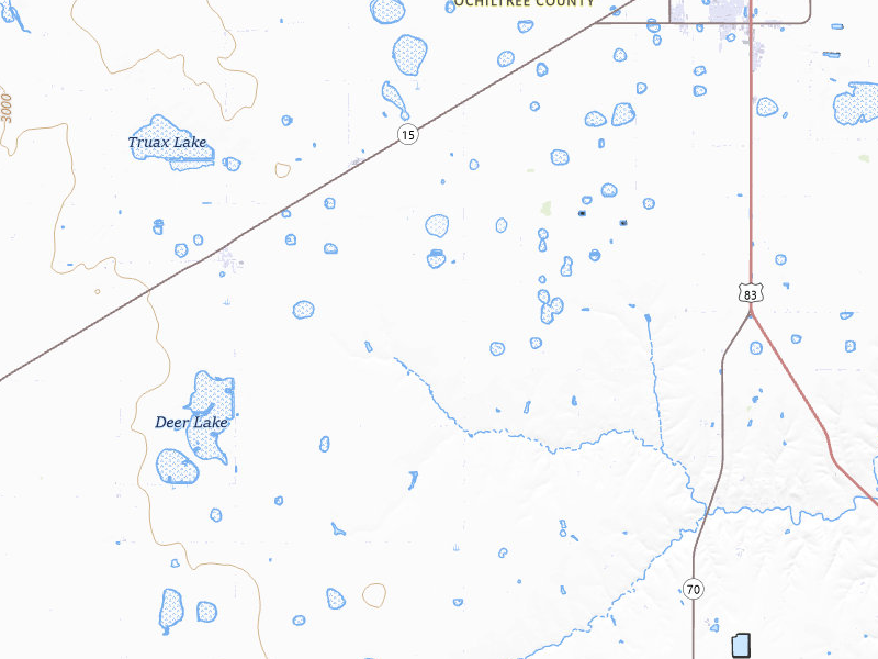 NEXRAD radar-signature map of the hail storm over Perryton, TX on Aug 20, 2026