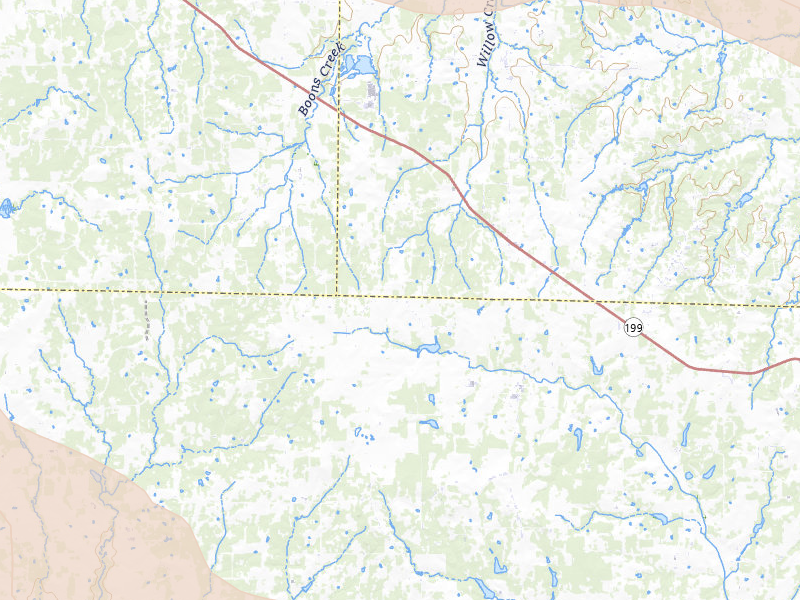 Radar-estimated hail-size map of the storm over Poolville, TX on Apr 28, 2026