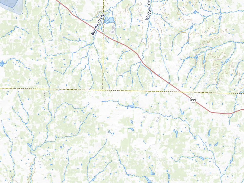 NEXRAD radar-signature map of the hail storm over Poolville, TX on May 8, 2026