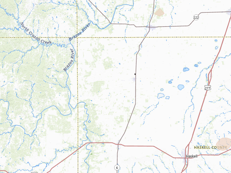 Radar-estimated hail-size map of the storm over Rochester, TX on May 10, 2026