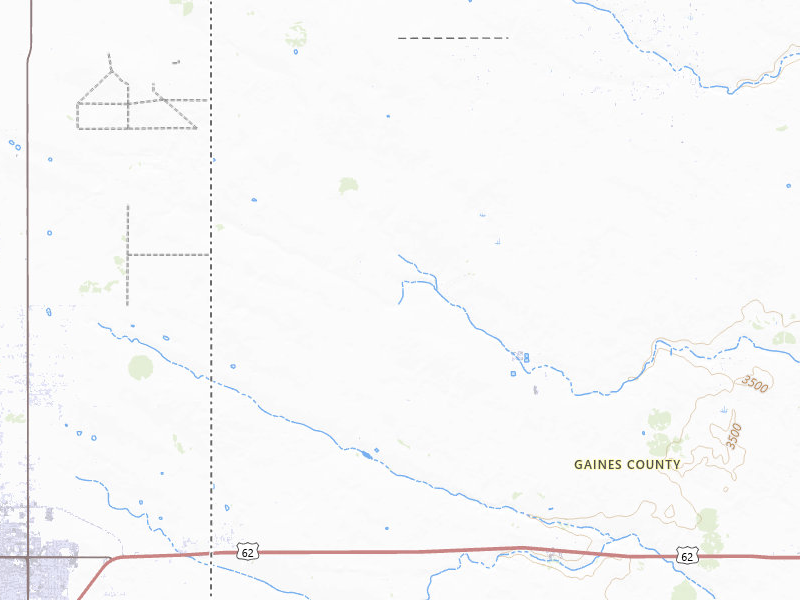 Radar-estimated hail-size map of the storm over Seminole, TX on May 31, 2026