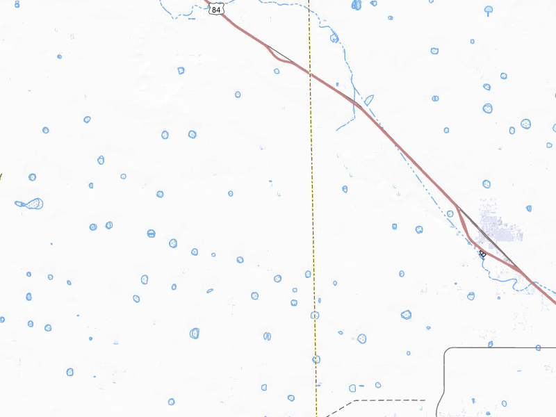 NEXRAD radar-signature map of the hail storm over Shallowater, TX on Jun 25, 2026