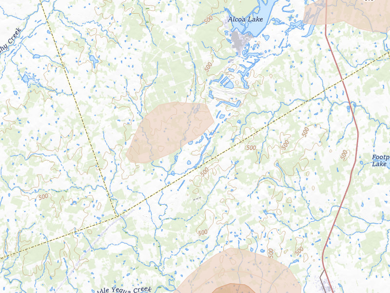 Radar-estimated hail-size map of the storm over Thorndale, TX on Jun 2, 2026