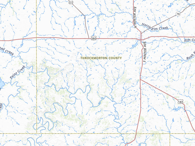 Radar-estimated hail-size map of the storm over Throckmorton, TX on Mar 31, 2026