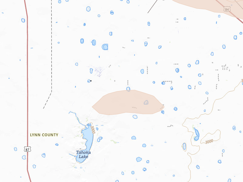 Radar-estimated hail-size map of the storm over Wilson, TX on Jun 25, 2026