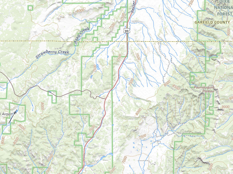 Radar-estimated hail-size map of the storm over Alton, UT on Jul 12, 2026
