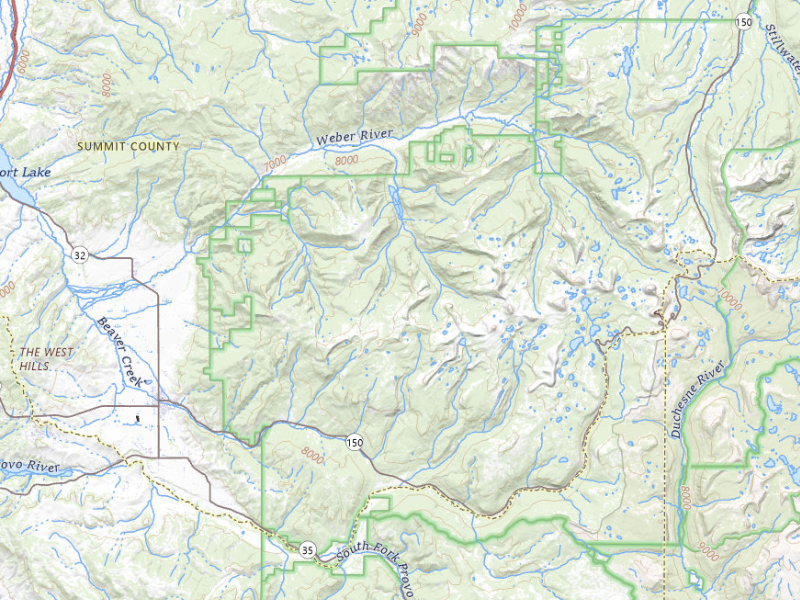 Radar-estimated hail-size map of the storm over Kamas, UT on Jul 8, 2026