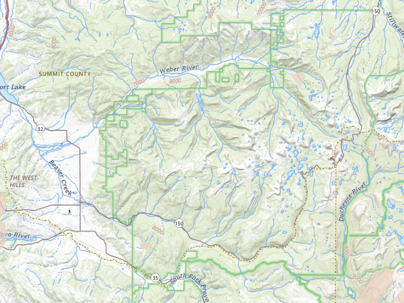 Radar-estimated hail-size map of the storm over Kamas, UT