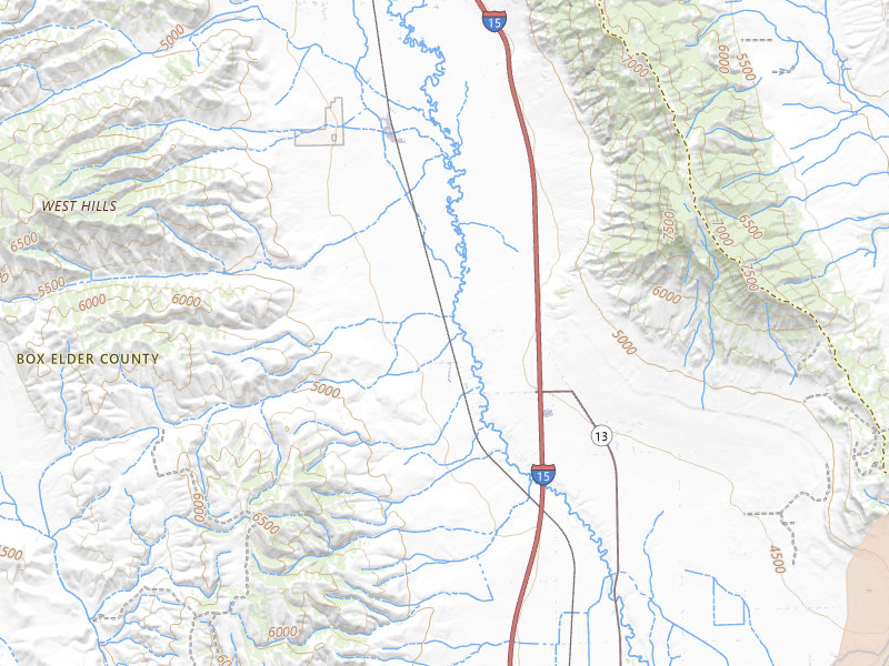 Radar-estimated hail-size map of the storm over Plymouth, UT on Jun 27, 2026