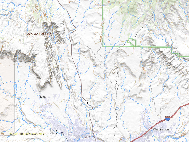 NEXRAD radar-signature map of the hail storm over Saint George, UT on Aug 14, 2026