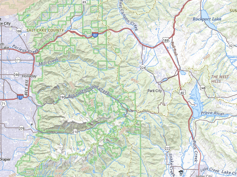 Radar-estimated hail-size map of the storm over Salt Lake City, UT on Jun 27, 2026